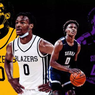 Lebron and Bronny wallpaper