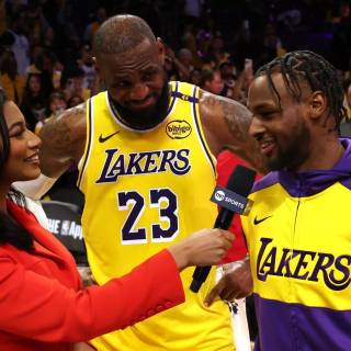 Lebron and Bronny wallpaper