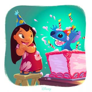 Happy Birthday Stitch wallpaper