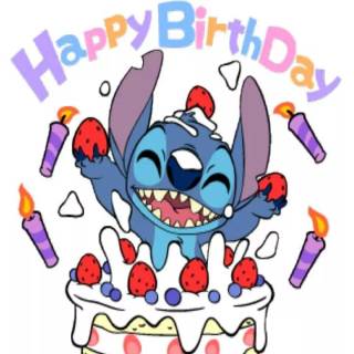Happy Birthday Stitch wallpaper