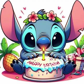 Happy Birthday Stitch wallpaper