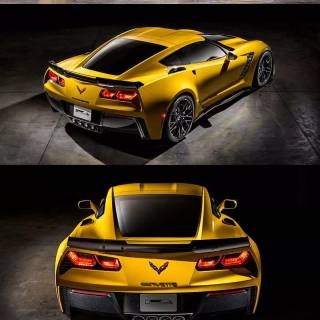 Yellow Corvette wallpaper