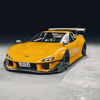 Yellow Corvette wallpaper