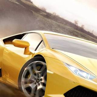 Yellow Corvette wallpaper