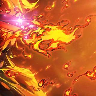 Tanjiro fire breathing wallpaper