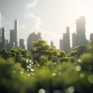 Green future wallpaper