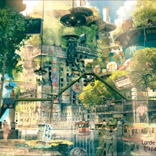 Green future wallpaper