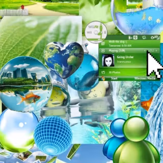 Green future wallpaper