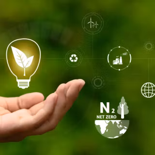Green future wallpaper