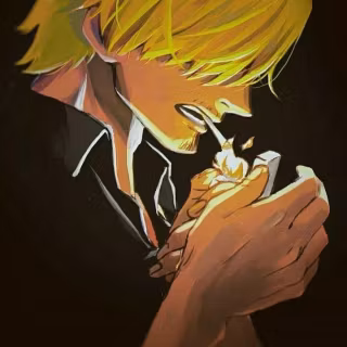 Sanji smoking wallpaper
