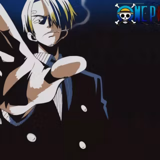 Sanji smoking wallpaper