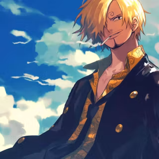 Sanji smoking wallpaper