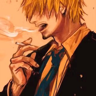 Sanji smoking wallpaper