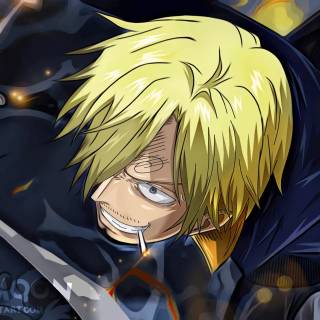 Sanji smoking wallpaper