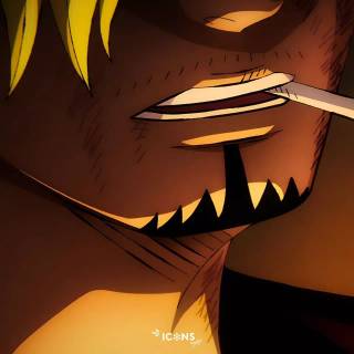Sanji smoking wallpaper