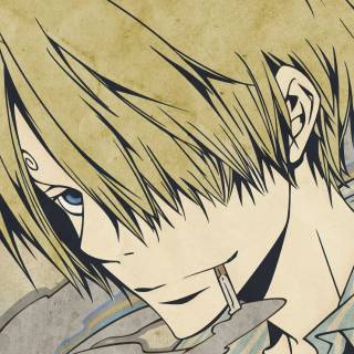 Sanji smoking wallpaper