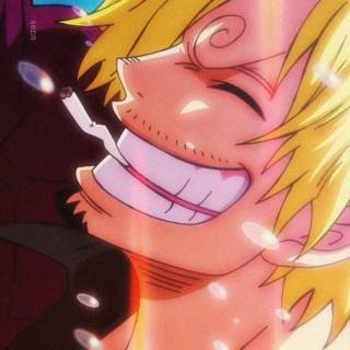 Sanji smoking wallpaper