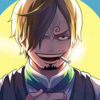 Sanji smoking wallpaper