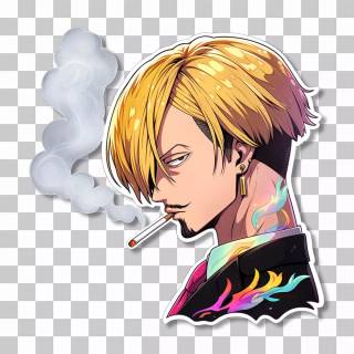 Sanji smoking wallpaper