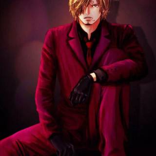 Sanji smoking wallpaper