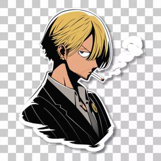 Sanji smoking wallpaper