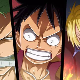 One Piece Luffy and Zoro wallpaper