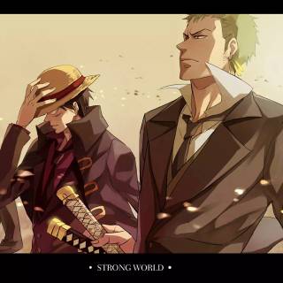 One Piece Luffy and Zoro wallpaper