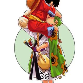 One Piece Luffy and Zoro wallpaper