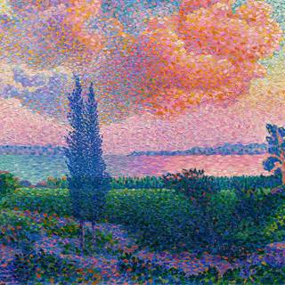Impressionist painting wallpaper