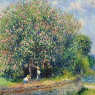 Impressionist painting wallpaper