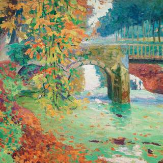 Impressionist painting wallpaper