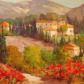 Impressionist painting wallpaper