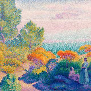 Impressionist painting wallpaper