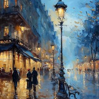 Impressionist painting wallpaper