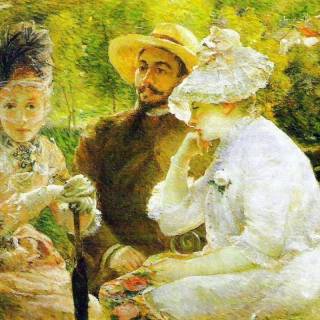 Impressionist painting wallpaper