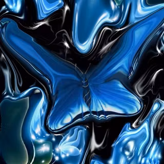 Liquid chrome wallpaper