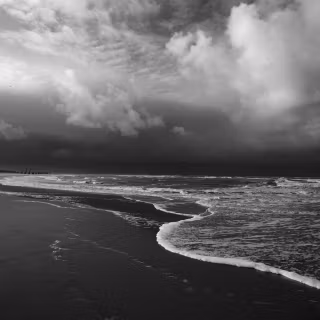 Black wave 4k wallpaper