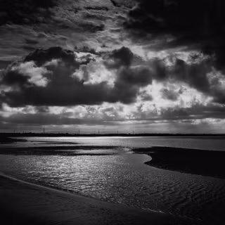 Black wave 4k wallpaper