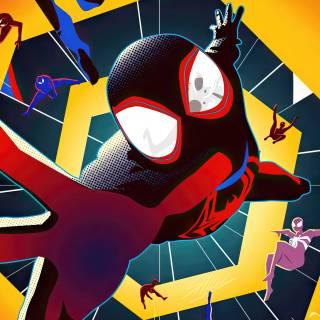 Spider-Man falling 4k wallpaper