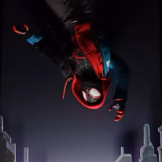 Miles Morales black wallpaper