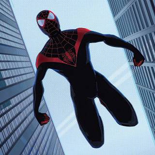 Spider-Man falling 4k wallpaper