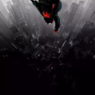 Black and red man wallpaper