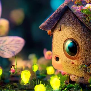 Cute laptop 4k wallpaper