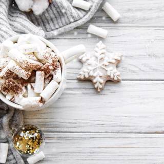 Hot chocolate 4k wallpaper