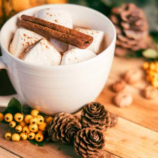 Hot chocolate 4k wallpaper