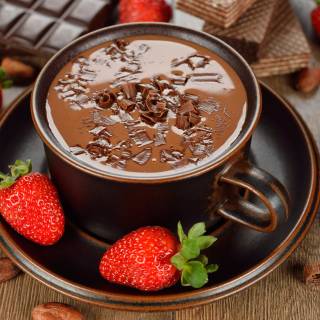 Hot chocolate 4k wallpaper