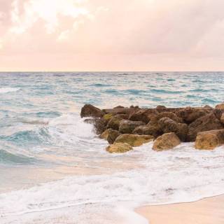 Aesthetic beach phone wallpaper