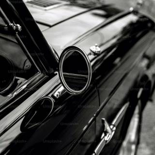 Black and white car phone wallpaper