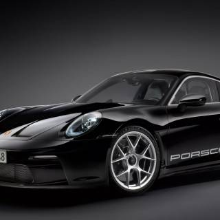 Black and white car phone wallpaper