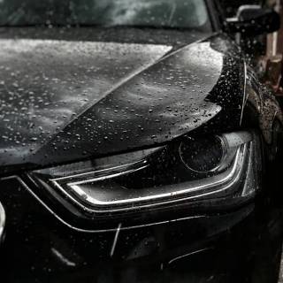 Black and white car phone wallpaper